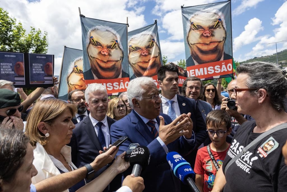 Manifestação dos professores contra António Costa