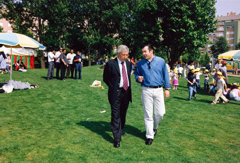 Com Armindo Costa, Presidente do Município de Vila Nova de Famalicão (2002)