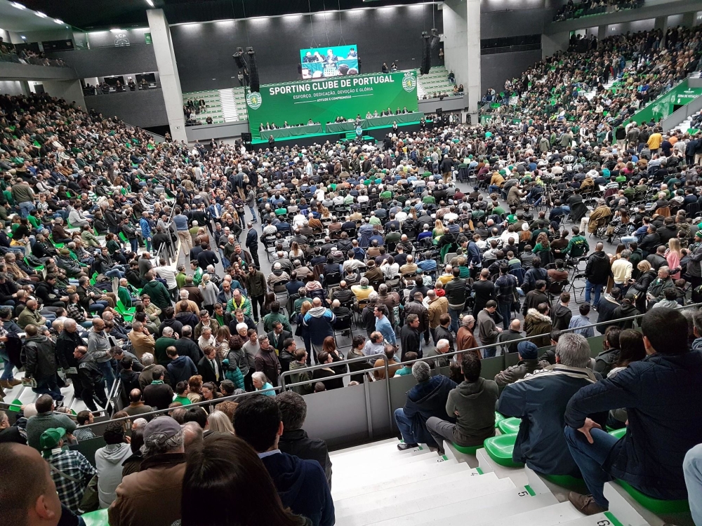 Assembleia Geral Sporting Pavilhão João Rocha