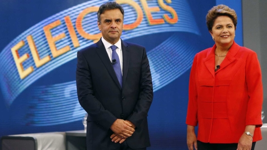 Aécio Nevezes Dilma Rousseff Eleições Brasil 2014